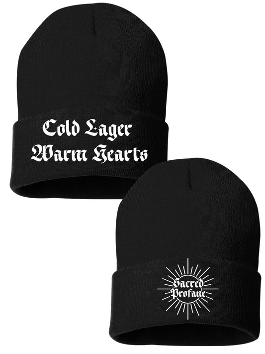 Cold Lager Warm Hearts Beanie